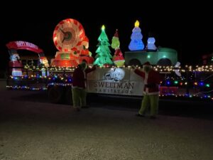 Parade Of Lights Sweetman Sanitation Float ( )